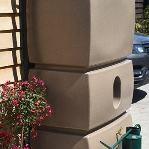 1500 Litre Extra Large Water Butt - Sandstone