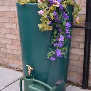 City Water Butt Planter - 180 Litre -  Green