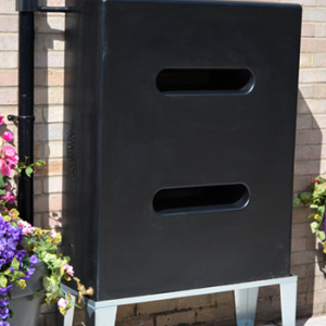 400 Litre Water Butt in Black V3