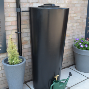 420 Litre Big City Just Water - Black Water Butt