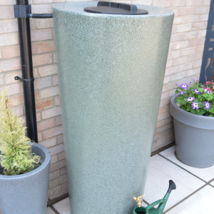 420 Litre Big City Just Water - Green Marble Water Butt