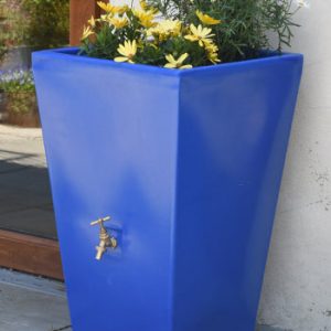 Cambridge Water Butt Planter - Blue
