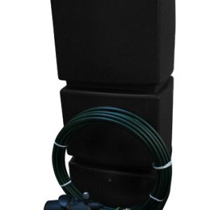 825 Litre EasyConnect Rainwater Harvesting System - Black
