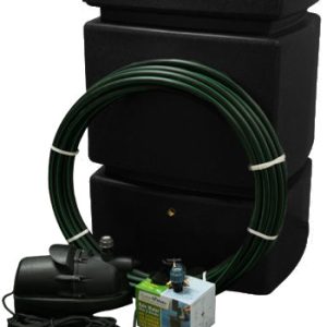 525 Litre EasyConnect Rainwater Harvesting System - Black